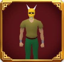 Golden H'ween Mask